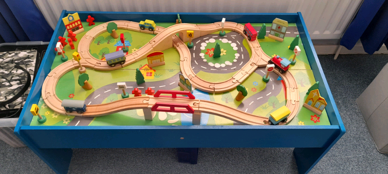 chad valley train set table